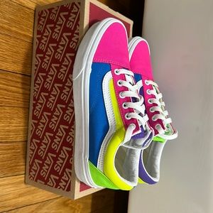 New colorful vans. Great condition